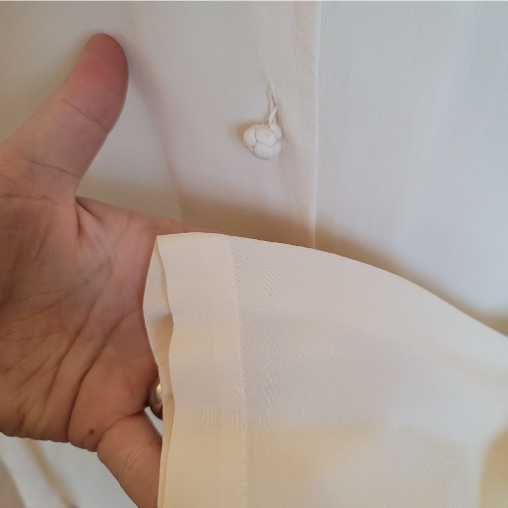 August silk silk blouse - Picture 6 of 11